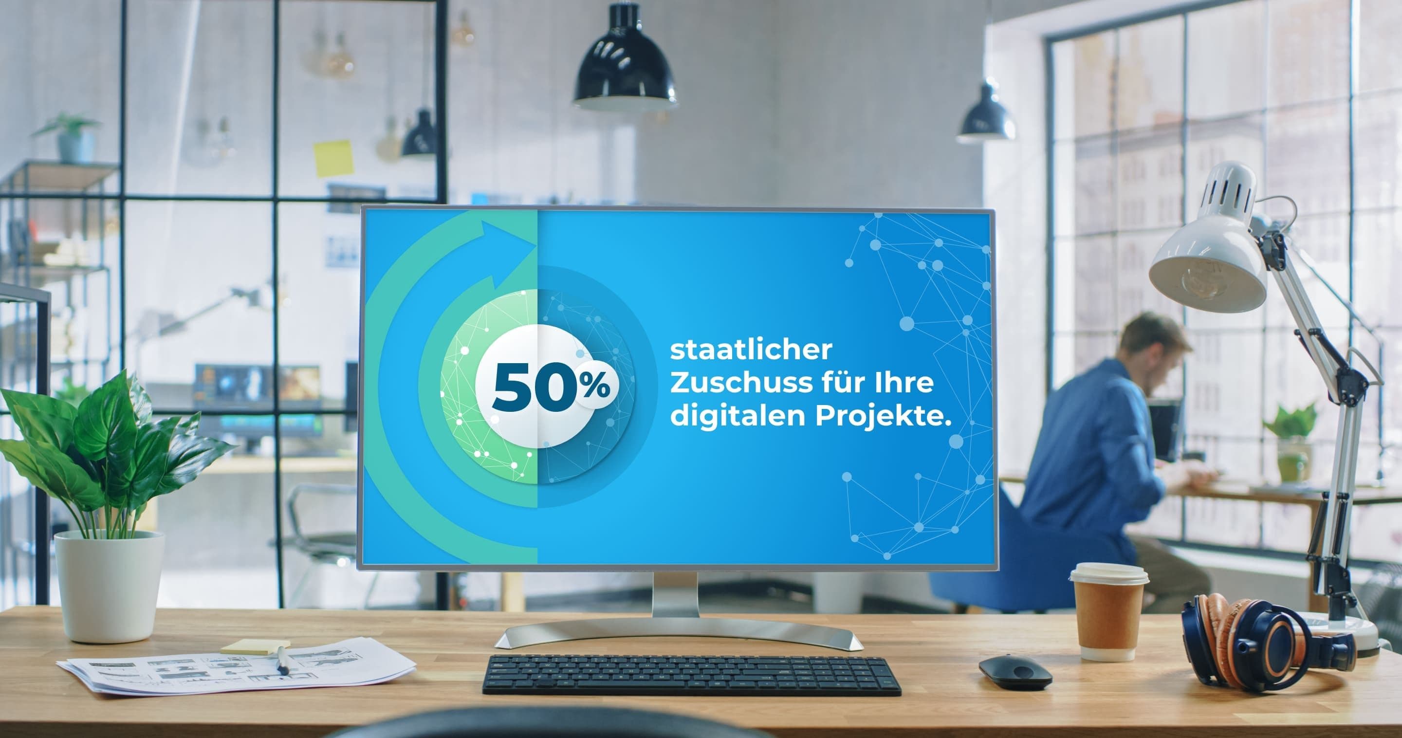 50 Prozent staatlicher Zuschuss für deine digitalen Projekte