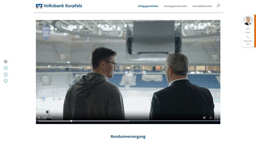 Kundengeschichte auf der Onlineplattform