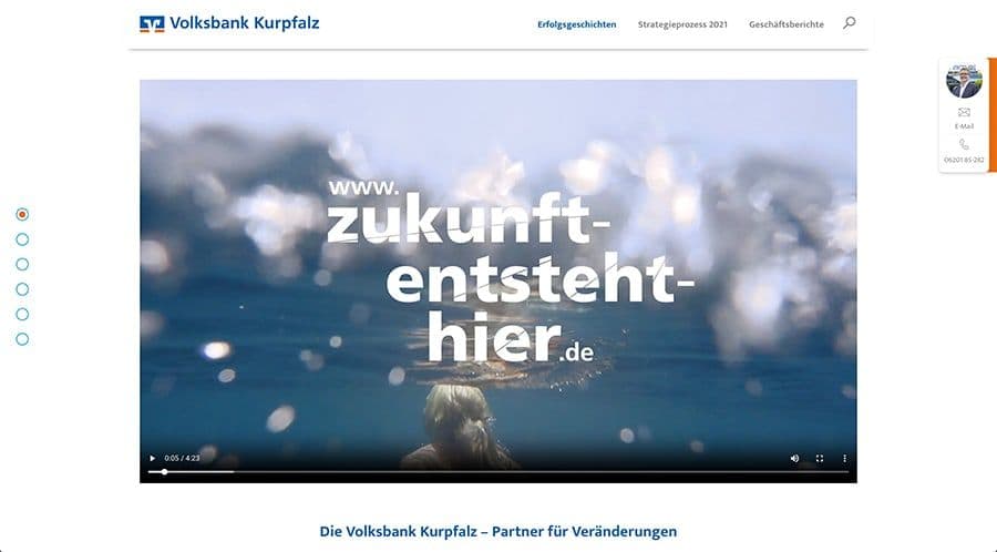 Onlineplattform mit Kundengeschichte Miramar