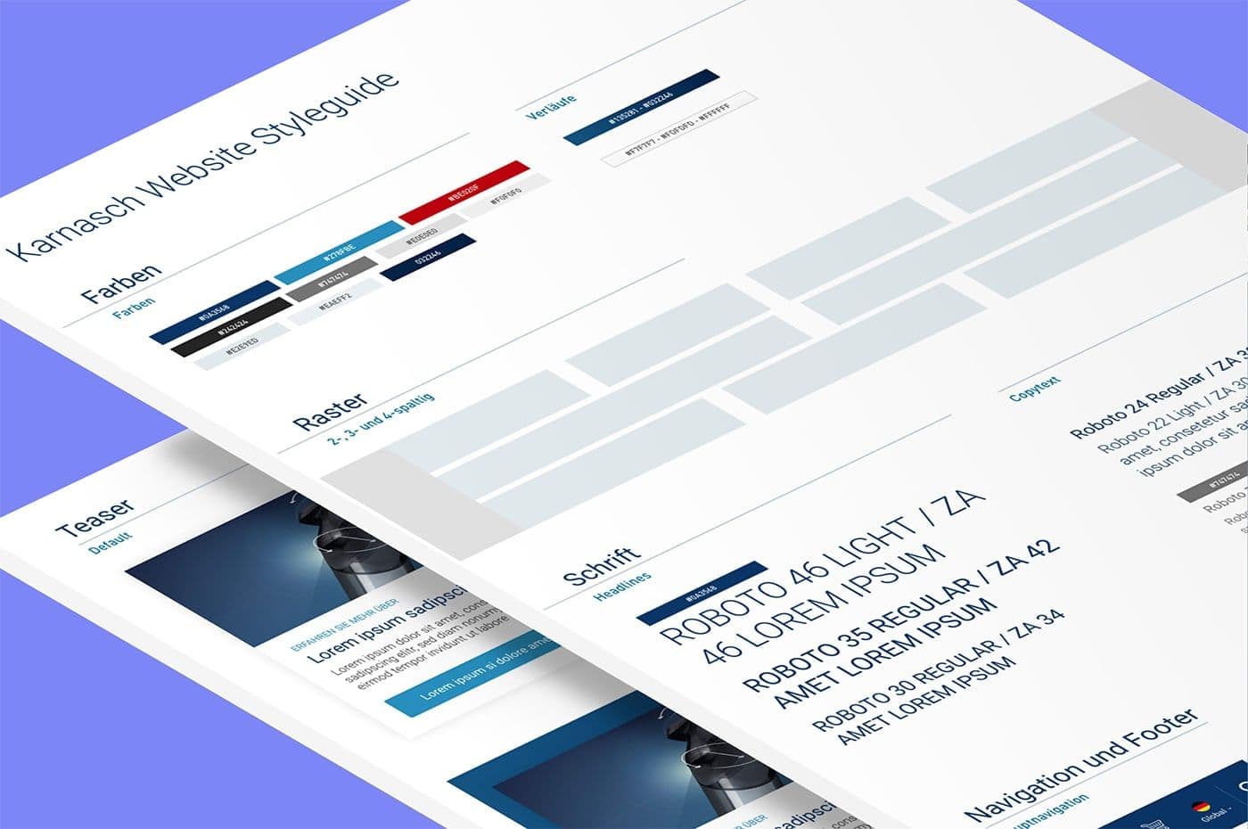 Karnasch Corporate Webseite Styleguide