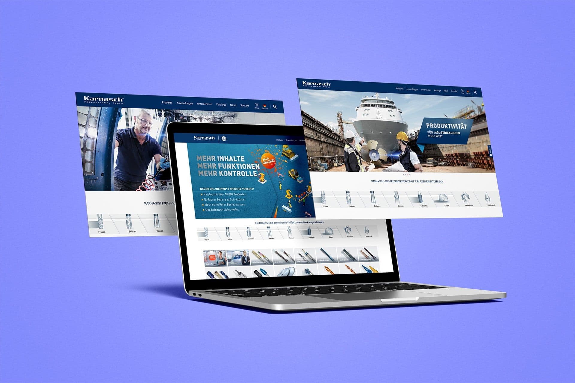 Die B2B-Unternehmenswebsite als globaler Markenbotschafter von Karnasch Professional Tools