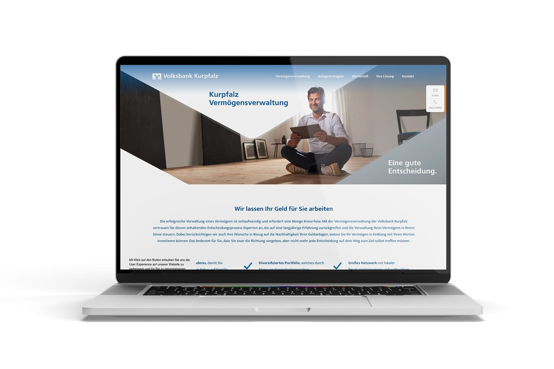 Kurpfalz Vermögensverwaltung Landingpage